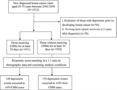 Association of Chinese herbal medicine use with the depression risk among the long-term breast cancer survivors: A longitudinal follow-up study